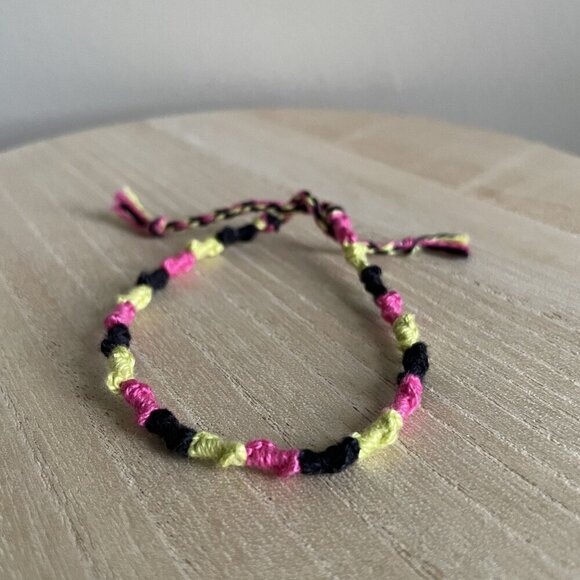 Handmade Jewelry - Kylie Bracelet, anklet, trendy, comfortable, tie, embroidery thread, woven, gift